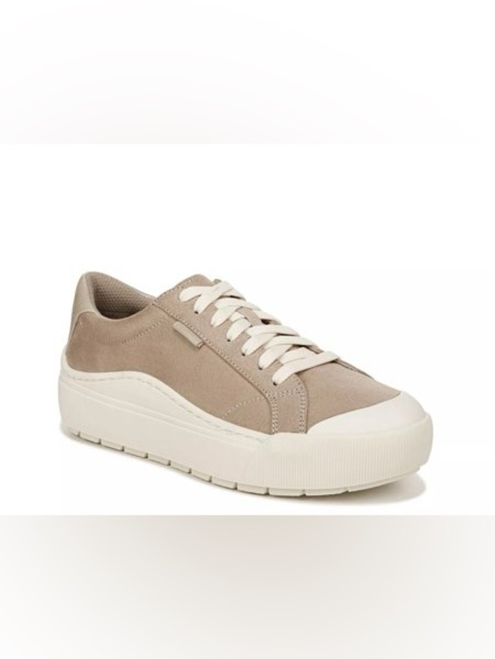 Dr. Scholl's Time Off Platform Sneakers Taupe Brown Size 7.5